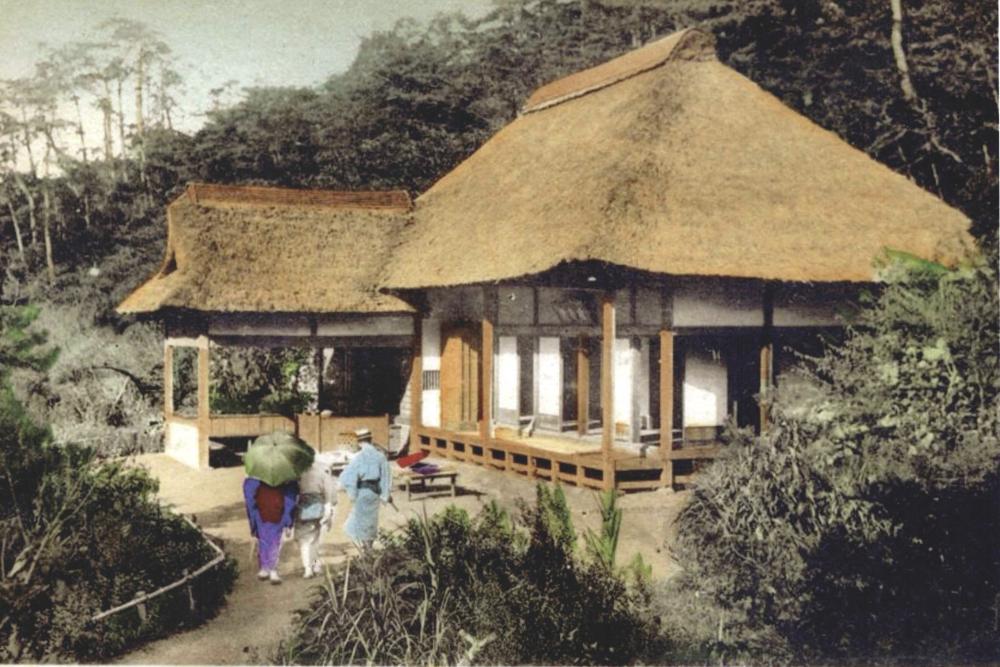 三溪が移築した当時の旧待春軒の建物